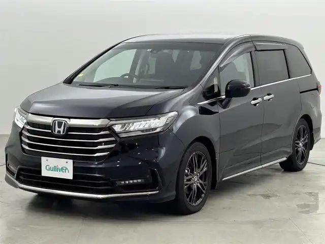 ホンダ オデッセイ ハイブリッド e:HEVアブソルート EX 福岡県 2022(令4)年 1.3万km プレミアムヴィーナスブラックP 純正１０型ナビ　/全方位カメラ　/ビルトインＥＴＣ２．０　/前後ドラレコ　/ＡＣＣ　/コーナーセンサー　/衝突軽減　/レーンキープ　/ＢＳＭ　/パーキングアシスト　/両側電動スライドドア　/シートヒーター　/パワーバックドア