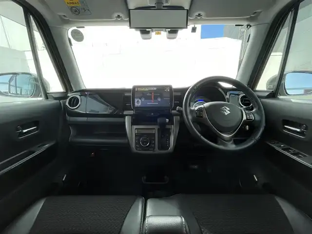 スズキ ハスラー Jスタイル Ⅱ ターボ 千葉県 2016(平28)年 9.7万km アクティブイエロー/ブラック2トーンルーフ 社外9インチナビ/フルセグTV/Bluetooth/DVD/CD/Blu-ray/バックモニター/クルーズコントロール/ハーフレザーシート/シートヒーター/ETC