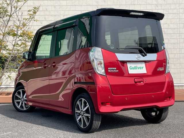 日産 デイズ ルークス ハイウェイスター Gターボ 茨城県 2020(令2)年 3.3万km スパークリングレッド/ブラック 純正ナビ/純正AW/全方位カメラ/バックカメラ/両側パワースライドドア/スマートキー/フルセグ/クルーズコントロール/ETC/前後ドライブレコーダー/LED/オートライト/前後コーナーセンサー/ステアリングリモコン/フォグランプ