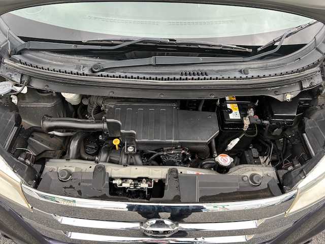 日産 デイズ ハイウェイスターG ターボ 茨城県 2015(平27)年 8.8万km パープル 純正ナビ/（FM/AM/BT/フルセグ）　/アラウンドビューモニター　/キセノンヘッドライト /オートライト /スマートキー /プッシュスタート /衝突軽減ブレーキ /純正フロアマット /純正アルミホイール/ETC/ドアバイザー