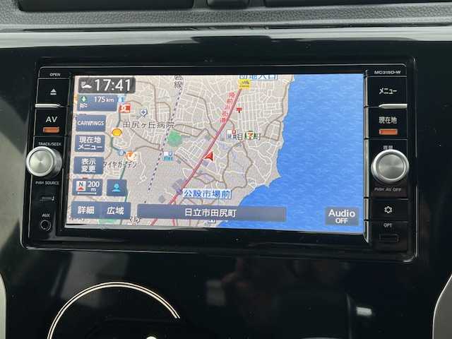 日産 デイズ ハイウェイスターG ターボ 茨城県 2015(平27)年 8.8万km パープル 純正ナビ/（FM/AM/BT/フルセグ）　/アラウンドビューモニター　/キセノンヘッドライト /オートライト /スマートキー /プッシュスタート /衝突軽減ブレーキ /純正フロアマット /純正アルミホイール/ETC/ドアバイザー