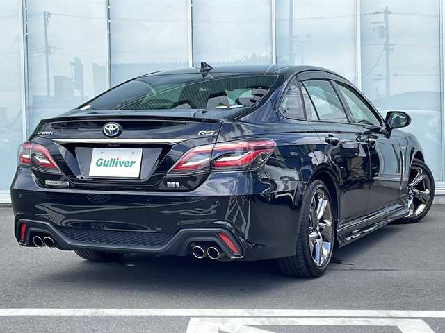 トヨタ クラウン ハイブリッド RS アドバンス 神奈川県 2020(令2)年 3.2万km プレシャスブラックパール モデリスタエアロ/純正ナビ/Bluetooth/フルセグTV/バックカメラ/全方位カメラ/デジタルインナーミラー/ステアリングスイッチ/ステアリングヒーター/オートクルーズコントロール/衝突軽減装置/レーンキープアシスト/ブラインドスポットモニター/パドルシフト/ハーフレザーシート/パワーシート(D席＋N席)/シートヒーター/コーナーセンサー/ETC2.0/純正アルミホイール