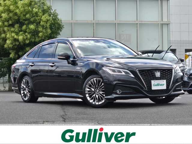 トヨタ クラウン ハイブリッド G－エグゼクティブ 鹿児島県 2020(令2)年 4.5万km プレシャスブラックパール アダプティブクルーズコントロール　/ビルトインＥＴＣ２．０　/全席シートヒーター　/Ｄ＋Ｎ席エアシート　/ステアリングヒーター/デジタルインナーミラー　/電動サンシェード　/パノラミックビューモニター　/トヨタセーフティセンス/肩口パワーシートスイッチ/リヤクロストラフィックオートブレーキ/ブラインドスポットモニター/エグゼクティブ専用高輝度アルミホイール(18インチ)/シートメモリー/Bluetoothオーディオ/前後コーナーセンサー/横滑り防止装置/レーンキープアシスト/プッシュスタート/スマートキー/ＭＴモード付きＡＴ/パドルシフト