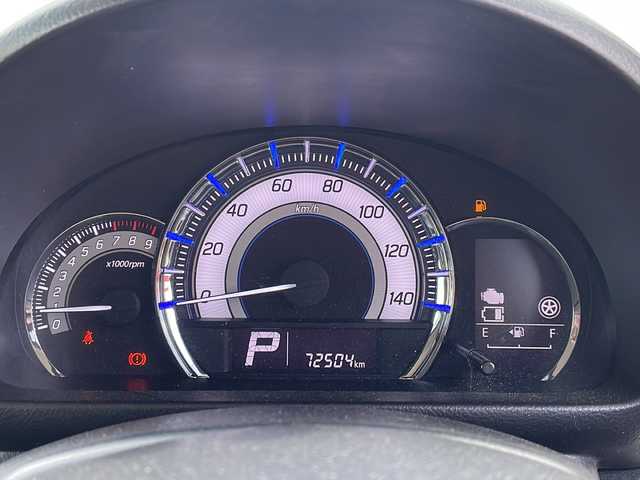 スズキ スペーシア カスタム Z 福島県 2017(平29)年 7.3万km ブルーイッシュブラックパール3 純正７型ナビ　全方位Ｃ　フルセグＴＶ　ＢＴ　片側スライドドア　デュアルＣブレーキサポート　シートヒーター　ステリモ　純正ドアバイザー　電格ミラー　プッシュスタート　スマートキー　スペアキー　エンスタ