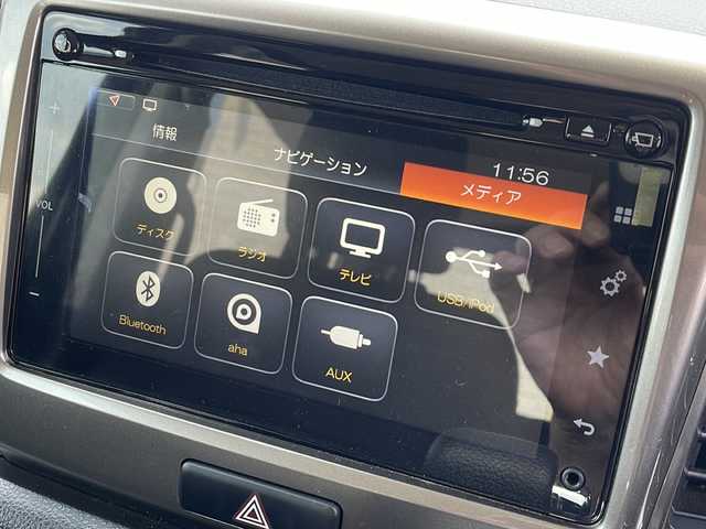 スズキ スペーシア カスタム Z 福島県 2017(平29)年 7.3万km ブルーイッシュブラックパール3 純正７型ナビ　全方位Ｃ　フルセグＴＶ　ＢＴ　片側スライドドア　デュアルＣブレーキサポート　シートヒーター　ステリモ　純正ドアバイザー　電格ミラー　プッシュスタート　スマートキー　スペアキー　エンスタ
