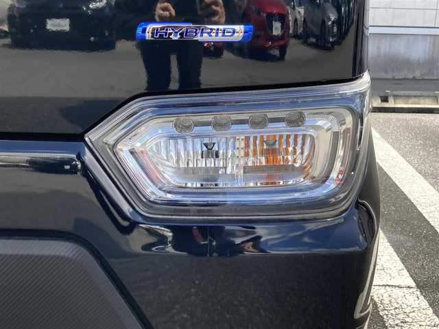 スズキ ワゴンＲ スティングレー HYBRID T 静岡県 2017(平29)年 3.2万km ブルーイッシュブラックパール3 デュアルセンサーブレーキサポート/純正8インチナビ(CN-RZ83)/　AM FM CD DVD Bluetooth SD/LEDオートヘッドランプ/シートヒーター(運転席)/クルーズコントロール/純正15インチアルミホイール/ヘッドアップディスプレイ/パドルシフト/スマートキー2本/アイドリングストップ/ワンオーナー/ビルトインETC/アラウンドビューモニター