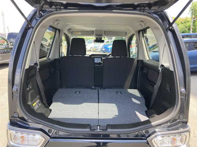 スズキ ワゴンＲ スティングレー HYBRID T 静岡県 2017(平29)年 3.2万km ブルーイッシュブラックパール3 デュアルセンサーブレーキサポート/純正8インチナビ(CN-RZ83)/　AM FM CD DVD Bluetooth SD/LEDオートヘッドランプ/シートヒーター(運転席)/クルーズコントロール/純正15インチアルミホイール/ヘッドアップディスプレイ/パドルシフト/スマートキー2本/アイドリングストップ/ワンオーナー/ビルトインETC/アラウンドビューモニター