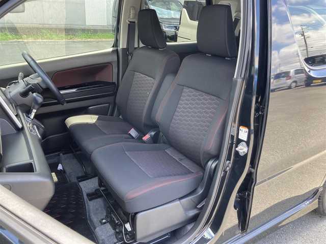 スズキ ワゴンＲ スティングレー HYBRID T 静岡県 2017(平29)年 3.2万km ブルーイッシュブラックパール3 デュアルセンサーブレーキサポート/純正8インチナビ(CN-RZ83)/　AM FM CD DVD Bluetooth SD/LEDオートヘッドランプ/シートヒーター(運転席)/クルーズコントロール/純正15インチアルミホイール/ヘッドアップディスプレイ/パドルシフト/スマートキー2本/アイドリングストップ/ワンオーナー/ビルトインETC/アラウンドビューモニター