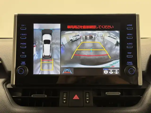 トヨタ ＲＡＶ４ G 三重県 2022(令4)年 2.1万km アティチュードブラックマイカ ガソリン/フルタイム4WD/MTモード付フロアCVT/純正 9インチナビ/（AM/FM/USB/iPod/Bluetooth/Miracast/TV/CarPlay/AndroidAuto）/【OP】パノラミックビューモニター/モデリスタエアロ/ビルトイン ETC/Toyota Safety Sense/・プリクラッシュセーフティ/・レーントレーシングアシスト/・レーダークルコン/・オートハイビーム/・ロードサインアシスト/・ブラインドスポットモニター＆リヤクロストラフィックオートブレーキ/・パーキングサポートブレーキ（後方接近車両＋静止物）/・先行車発進告知機能/など/装備/・ブラックレザーシート（合皮）/・快適温熱シート＋ベンチレーション（D/N）/・ステアリングヒーター/・メモリーパワーシート（D8way・電動ランバーサポート付）/・パワーバックドア/・ステアリングスイッチ/・オートライト/・LED ヘッドランプ＆フロントフォグランプ/・左右独立オートエアコン/・プッシュスタート/・スマートキーx1/・自動防眩ルームミラー/・純正18inAW/・保/など