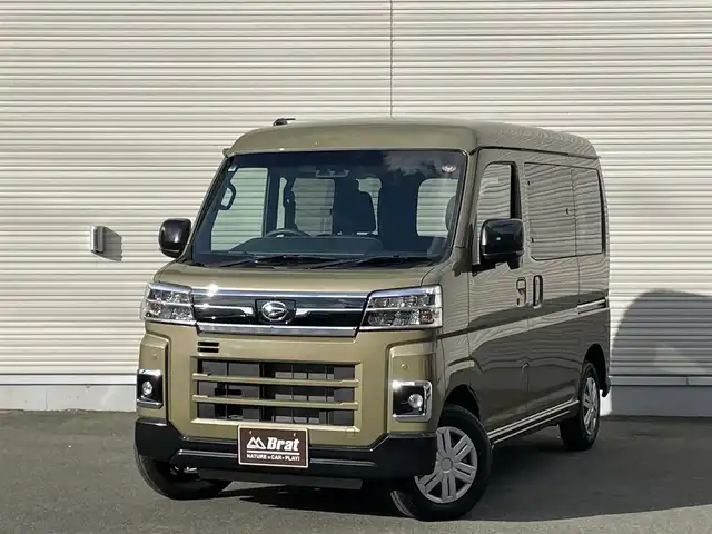 ダイハツ アトレー バン RS 岩手県 2025(令7)年 0.1千km オフビートカーキM 両側パワースライドドア/LEDヘッドライト/レーダークルーズコントロール/コーナーセンサー/衝突軽減ブレーキ/フォグライト/電動格納ミラー/純正フロアマット/アイドリングストップ