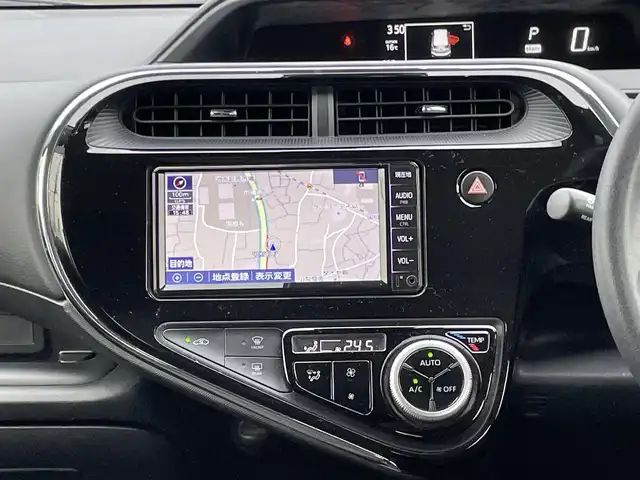 トヨタ アクア 山梨県 2018(平30)年 9.2万km ホワイトパールクリスタルシャイン (株)IDOMが運営する【じしゃロン甲府店】の自社ローン専用車両になります。/こちらは現金またはオートローンご利用時の価格です。自社ローンご希望の方は別途その旨お申付け下さい/純正SDナビ/・型式　NSCN-W68/TV・CD・BT接続/バックカメラ/ETC/レーンキープアシスト/スマートキーｘ２