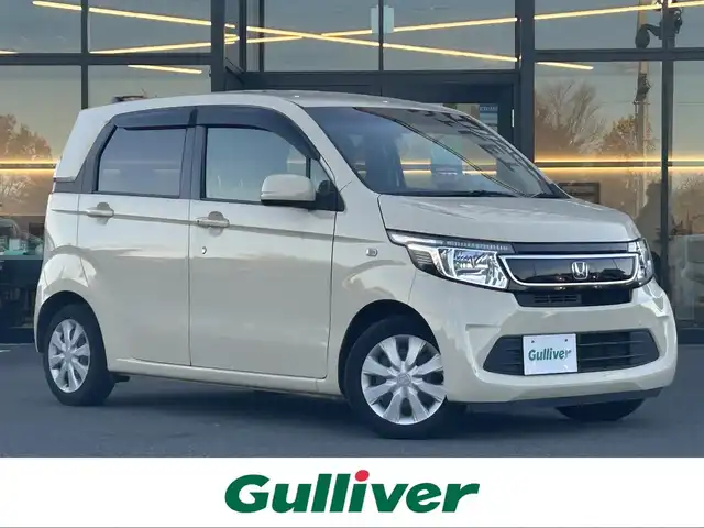 ホンダ Ｎ ＷＧＮ G Lパッケージ 栃木県 2015(平27)年 5.3万km クッキークリーム 純正7インチナビ/TV/DVD/Bluetooth/バックカメラ/プッシュスタート/ステアリングリモコン/オートライト/オートリトラミラー/純正フロアマット/AAC