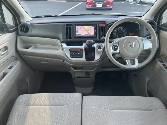 ホンダ Ｎ ＷＧＮ G Lパッケージ 栃木県 2015(平27)年 5.3万km クッキークリーム 純正7インチナビ/TV/DVD/Bluetooth/バックカメラ/プッシュスタート/ステアリングリモコン/オートライト/オートリトラミラー/純正フロアマット/AAC