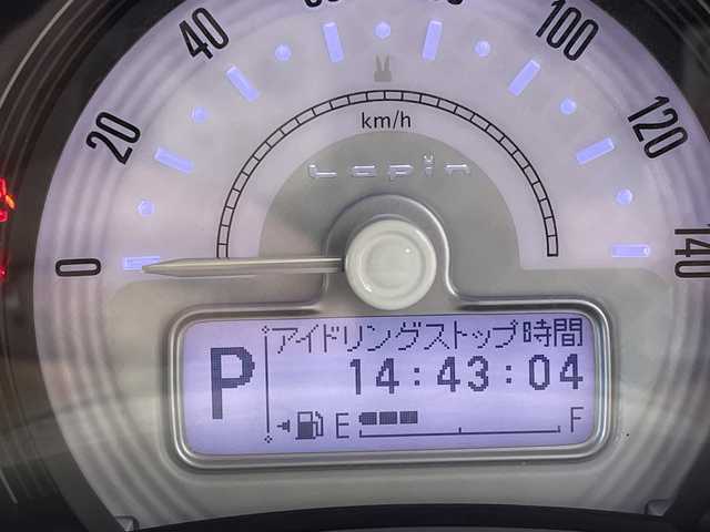 スズキ ラパン X 群馬県 2016(平28)年 6.9万km コフレピンクパールメタリック/ホワイト2トーンルーフ 禁煙車　社外７インチナビ　純正ビルトインETC　フルセグテレビ　ルーフラック　純正シートカバー　HIDヘッドライト　シートヒーター　オートライト　レーダーブレーキサポート　社外アルミホイール