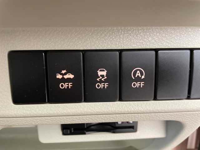 スズキ ラパン X 群馬県 2016(平28)年 6.9万km コフレピンクパールメタリック/ホワイト2トーンルーフ 禁煙車　社外７インチナビ　純正ビルトインETC　フルセグテレビ　ルーフラック　純正シートカバー　HIDヘッドライト　シートヒーター　オートライト　レーダーブレーキサポート　社外アルミホイール