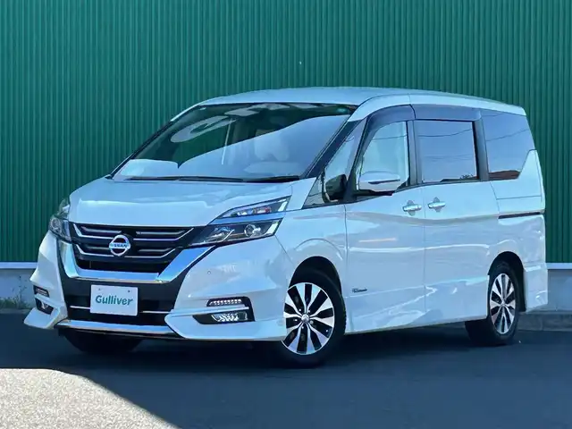 日産 セレナ ハイウェイスター G 宮城県 2016(平28)年 4.3万km ブリリアントホワイトパール セーフティパックB/●SRSカーテンエアバッグシステム&サイドエアバッグシステム/●踏み間違い衝突防止アシスト/●インテリジェントパーキングアシスト/●標識検知機能/●インテリジェントアラウンドビューモニター/●インテリジェントDA（ふらつき警報）/●フロント&バックソナー/●インテリジェント ルームミラー/●電動パーキングブレーキ/●オートブレーキホールド/●プロパイロット/●インテリジェントLI（車線逸脱防止支援システム）/●ヒーター付ドアミラー/●ステアリングスイッチ/前席クイックコンフォートヒーター付シート/＝＝＝/エマージェンシーブレーキ/車線逸脱警報/純正フリップダウンモニター/純正9型ナビ（MM516D-L）/・CD/DVD/・Bluetooth/・フルセグTV/ETC/ドライブレコーダー/シートカバー/ハンズフリー両側パワースライドドア/革巻きステアリング/LEDヘッドライト/フォグランプ/オートライト/スマートキー＆プッシュスタート/電動格納ミラー/純正16インチAW/フロアマット/ドアバイザー