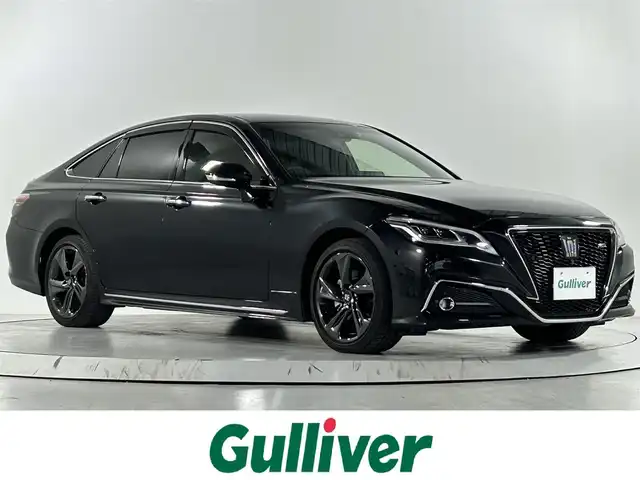 トヨタ クラウン ハイブリッド RS リミテッド 佐賀県 2020(令2)年 3.1万km プレシャスブラックパール 純正8インチナビ　/フルセグTV/CD/DVD/Bluetooth/全方位カメラ/衝突被害軽減システム/ブラインドスポットモニター/パーキングサポートブレーキ/レーダークルーズコントロール/レーンアシスト/ヘッドアップディスプレイ/ロードサインアシスト/オートライト/オートマチックハイビーム/LEDヘッドライト/LEDフォグライト/電子パーキング/ブレーキホールド/ビルトインETC/運転席・助手席パワーシート/運転席・助手席シートヒーター/ステアリングヒーター/メモリーシート/ハーフレザーシート/純正18インチアルミホイール/純正フロアマット