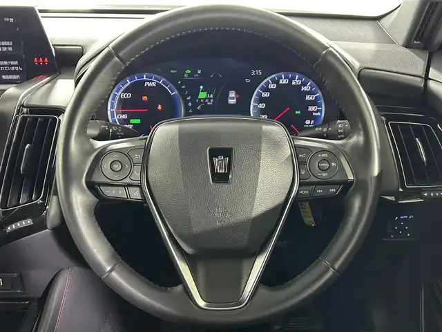 トヨタ クラウン ハイブリッド RS リミテッド 佐賀県 2020(令2)年 3.1万km プレシャスブラックパール 純正8インチナビ　/フルセグTV/CD/DVD/Bluetooth/全方位カメラ/衝突被害軽減システム/ブラインドスポットモニター/パーキングサポートブレーキ/レーダークルーズコントロール/レーンアシスト/ヘッドアップディスプレイ/ロードサインアシスト/オートライト/オートマチックハイビーム/LEDヘッドライト/LEDフォグライト/電子パーキング/ブレーキホールド/ビルトインETC/運転席・助手席パワーシート/運転席・助手席シートヒーター/ステアリングヒーター/メモリーシート/ハーフレザーシート/純正18インチアルミホイール/純正フロアマット