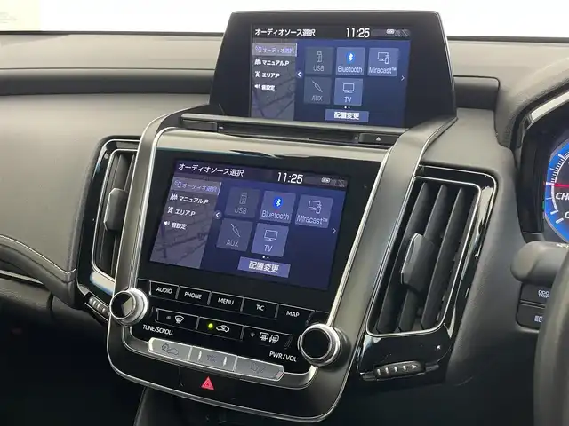 トヨタ クラウン ハイブリッド RS アドバンス 愛知県 2018(平30)年 3.9万km ブラック 純正１２．３型ナビ　フルセグＴＶ　Ｂｌｕｅｔｏｏｔｈ　ムーンルーフ　ガナドールマフラー　黒革　３眼ＬＥＤライト　ＨＵＤ　レーダークルコン　純正ドラレコ　ＥＴＣ２．０　シートエアコン　電動シート　禁煙車