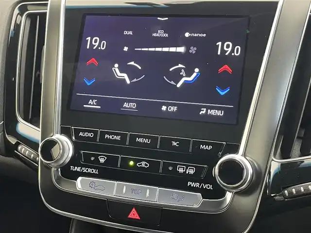 トヨタ クラウン ハイブリッド RS アドバンス 愛知県 2018(平30)年 3.9万km ブラック 純正１２．３型ナビ　フルセグＴＶ　Ｂｌｕｅｔｏｏｔｈ　ムーンルーフ　ガナドールマフラー　黒革　３眼ＬＥＤライト　ＨＵＤ　レーダークルコン　純正ドラレコ　ＥＴＣ２．０　シートエアコン　電動シート　禁煙車
