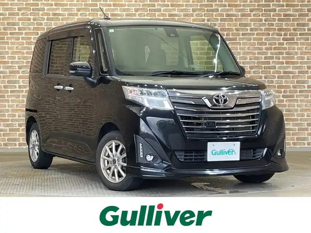 トヨタ ルーミー カスタムG S 岩手県 2017(平29)年 4.4万km ブラックマイカメタリック ４WD/寒冷地仕様/両側パワースライドドア/クルーズコントロール/スマートアシスト２/衝突回避支援ブレーキ/車線逸脱警報/誤発進抑制機能/先行車発進お知らせ機能/横滑り防止装置/アイドリングストップ/ロールサンシェード/カロッツェリアナビ/ステアリングスイッチ/バックカメラ/ETC/フルセグTV/オートライト/LEDヘッドランプ/LEDフォグランプ/社外14インチアルミホイール/純正フロアマット