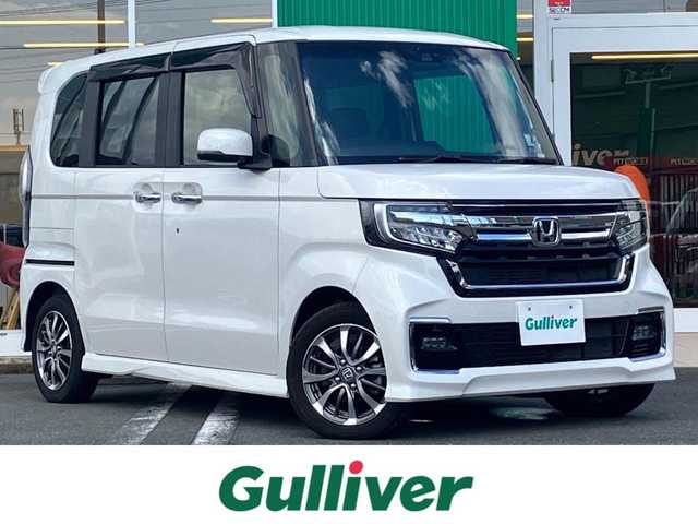 ホンダ Ｎ ＢＯＸ カスタム EX 静岡県 2022(令4)年 3.4万km プラチナホワイトパール エンジンスタートボタン/保証書/取扱説明書/パワーステアリング/パワーウィンドウ/アイドリングストップ/スマートキー（スペアキー1本）/AAC/クルーズコントロール/バックカメラ/純正SDナビ（フルセグTV、BT接続、DVD再生機能、CDチェンジャー）/USB入力端子/ビルトインETC/ウォークスルー/純正フロアマット/純正アルミホイール/布系シート/D+N席シートヒーター/両側パワースライドドア/ABS/横滑り防止装置/コーナーセンサー/レーンキープアシスト/オートライト/オートマチックハイビーム/LEDヘッドライト/W+サイドエアバッグ/衝突軽減システム/カーテンエアバック