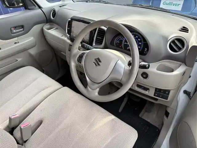 スズキ スペーシア X 滋賀県 2015(平27)年 8.5万km クリスタルホワイトP 社外8インチナビ/(CD/DVD/Bluetooth/フルセグTV)/バックカメラ/衝突軽減ブレーキ/両側電動スライドドア/シートヒーター/前後ドライブレコーダー/ETC/車線逸脱警報/HIDヘッドライト/オートライト/プッシュスタート/スマートキー