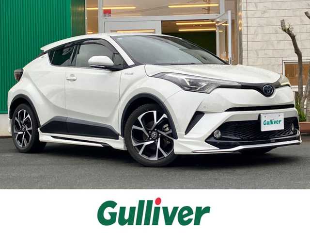 トヨタ Ｃ－ＨＲ G 静岡県 2017(平29)年 5.1万km ホワイトパールクリスタルシャイン フルモデリスタエアロ/ALPINE製9インチナビ/バックカメラ/保証書/取扱説明書/エンジンスタートボタン/パワーステアリング/パワーウィンドウ/アイドリングストップ/スマートキー/オートエアコン/レーダークルーズコントロール/ETC/純正フロアマット/純正アルミホイール/ハーフレザーシート/D席N席シートヒーター/ABS/横滑り防止装置/コーナーセンサー前後/レーンキープアシスト/オートライト/オートマチックハイビーム/LEDヘッドライト/W+サイドエアバッグ/衝突軽減システム/カーテンエアバッグ/BSM/HDMI接続