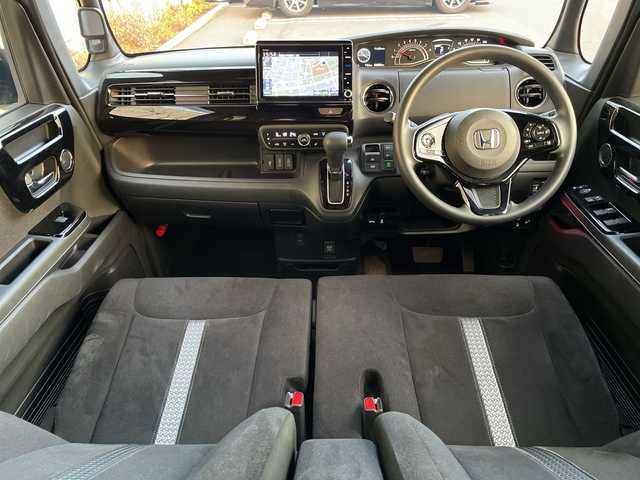 ホンダ Ｎ ＢＯＸ カスタム L 青森県 2022(令4)年 2.6万km プレミアムグラマラスブロンズP 4WD/純正8インチナビ・フルセグTV/CD・DVD・Bluetooth・SD・USB/純正10.1インチ後席モニター/バックカメラ/前席シートヒーター/片側パワースライドドア/ホンダセンシング/衝突軽減ブレーキ/誤発進抑制機能/追従クルーズコントロール/車線維持支援システム/オートハイビーム/純正エンジンスターター/純正ドライブレコーダー/LEDヘッドライト/LEDフォグランプ/社外ローダウンサス/純正14インチアルミ