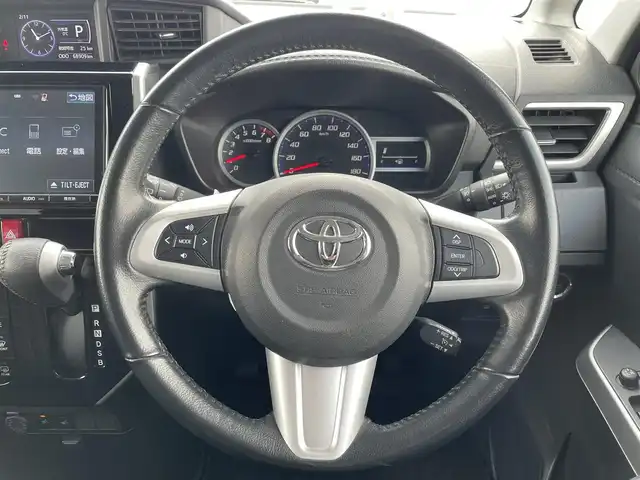 トヨタ ルーミー カスタムG 青森県 2018(平30)年 6.9万km パールホワイトⅢ ・4WD/・寒冷地仕様/・純正ナビ/・バックカメラ/・両側パワースライドドア/・衝突軽減ブレーキ/・ワイパーデアイサー/・オートライト/・オートマチックハイビーム/・LEDヘッドライト/・スマートキー/・横滑り防止/・ビルトインETC/・純正フロアマット/・純正ドアバイザー/・夏タイヤホイール付き積み込み/・盗難防止装置/・保証書/・取扱説明書