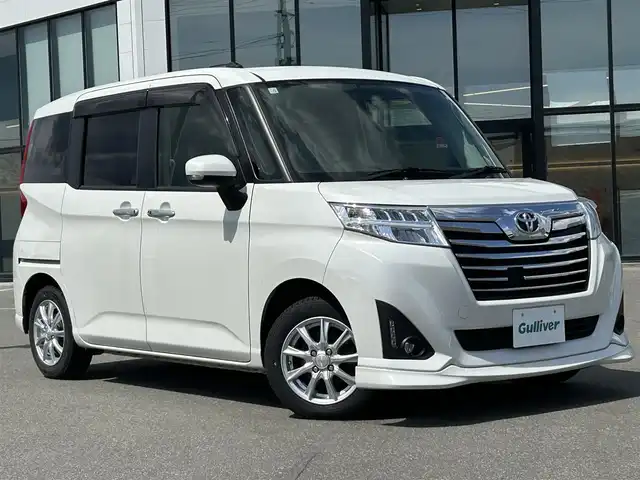 トヨタ ルーミー カスタムG 青森県 2018(平30)年 6.9万km パールホワイトⅢ ・4WD/・寒冷地仕様/・純正ナビ/・バックカメラ/・両側パワースライドドア/・衝突軽減ブレーキ/・ワイパーデアイサー/・オートライト/・オートマチックハイビーム/・LEDヘッドライト/・スマートキー/・横滑り防止/・ビルトインETC/・純正フロアマット/・純正ドアバイザー/・夏タイヤホイール付き積み込み/・盗難防止装置/・保証書/・取扱説明書