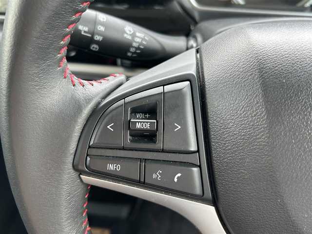 スズキ スペーシア カスタム HYBRID XS 福岡県 2018(平30)年 5.9万km ブルーイッシュブラックパール3 ・純正8インチナビ（フルセグ/DVD/Bluetooth）/・両側パワースライドドア/・バックカメラ/・ETC/・ドライブレコーダー（前後）/・横滑り防止装置/・衝突被害軽減システム/・レーンキープアシスト/・コーナーセンサー/・D席シートヒーター/・電動格納ミラー/・LEDヘッドライト/・純正ドアバイザー/・純正サンシェード/・純正アルミホイール