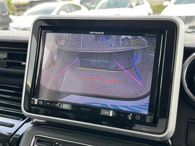 スズキ スペーシア カスタム HYBRID XS 福岡県 2018(平30)年 5.9万km ブルーイッシュブラックパール3 ・純正8インチナビ（フルセグ/DVD/Bluetooth）/・両側パワースライドドア/・バックカメラ/・ETC/・ドライブレコーダー（前後）/・横滑り防止装置/・衝突被害軽減システム/・レーンキープアシスト/・コーナーセンサー/・D席シートヒーター/・電動格納ミラー/・LEDヘッドライト/・純正ドアバイザー/・純正サンシェード/・純正アルミホイール