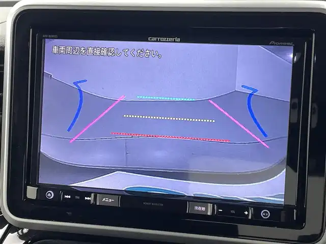 スズキ スペーシア カスタム HYBRID XS 熊本県 2018(平30)年 5.9万km ブルーイッシュブラックパール3 ・社外8インチナビAVIC-RL901ZS（フルセグ/CD/DVD/Bluetooth）/・両側パワースライドドア/・バックカメラ/・ビルトインETC/・ドライブレコーダー（前後）/・横滑り防止装置/・衝突被害軽減システム/・レーンキープアシスト/・アイドリングストップ/・後ろのみクリアランスソナー/・D席シートヒーター/・電動格納ミラー/・純正ドアバイザー/・純正サンシェード/・純正フロアマット/・純正１５インチAW/・オートライト/・LEDヘッドライト/・フォグランプ/・スマートキー/・プッシュスタート/・スペアキー1本/・保証書/・取扱説明書