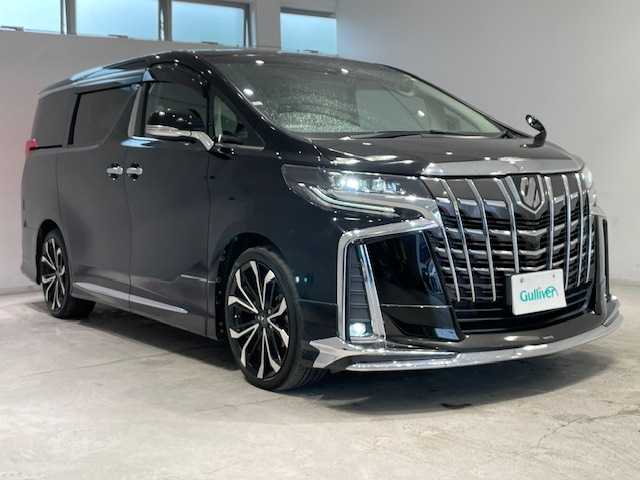 トヨタ アルファード S 宮城県 2018(平30)年 6.9万km ブラック アルパイン11インチナビ/バックカメラ/フルセグTV/Bluetooth、CD、DVD/アルパインフリップダウンモニター/モデリスタエアロパーツ/モデリスタマフラー/モデリスタアルミホイール/トヨタセーフティセンス/・プリクラッシュセーフティー/・レーダークルーズコントロール/・オートマチックハイビーム/・レーントレーシングアシスト/・ロードサインアシスト/クリアランスソナー/ホールドブレーキ/ECOモード/LEDヘッドライト/フォグランプ/オートライト/ウォークスルー/サイドバイザー/純正フロアマット/純正ビルトインETC/ドライブレコーダー