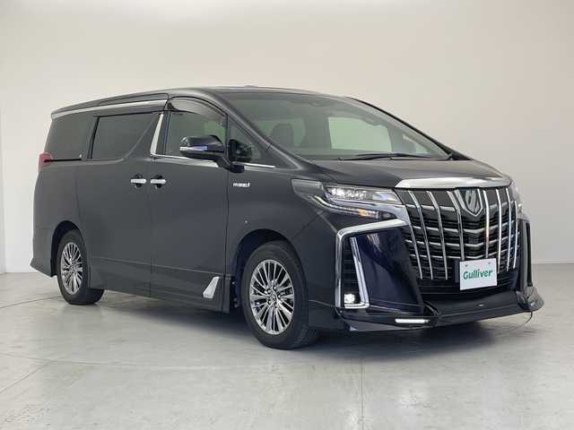 トヨタ アルファードハイブリット エグゼクティブ ラウンジ S 愛知県 2020(令2)年 2万km スパークリングブラックパールクリスタルシャイン ＴＲＤフルエアロ/サンルーフ/純正１０．５型JBLナビ/・Bluetooth/・CD/DVD/・フルセグテレビ/全方位モニター/純正フリップダウンモニター/ステアリングヒーター/シートヒーター/ベンチレーション/衝突軽減ブレーキ/レーンキープアシスト/オートマチックはーびーむ/ＥＴＣ２．０/前後ドライブレコーダー/LEDヘッドライト/オートホールド