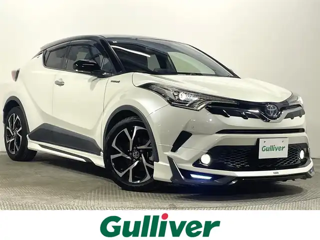 トヨタ Ｃ－ＨＲ G LEDエディション 大阪府 2018(平30)年 5.8万km ブラック/ホワイトパールクリスタルシャイン 2トーン モデリスタエアロ 純正9incナビ(フルセグ/DVD再生/Bluetooth) バックカメラ ETC ハーフレザー シートヒーター 衝突軽減 レーダークルコン BSM クリアランスソナー ドラレコ