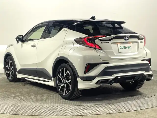 トヨタ Ｃ－ＨＲ G LEDエディション 大阪府 2018(平30)年 5.8万km ブラック/ホワイトパールクリスタルシャイン 2トーン モデリスタエアロ 純正9incナビ(フルセグ/DVD再生/Bluetooth) バックカメラ ETC ハーフレザー シートヒーター 衝突軽減 レーダークルコン BSM クリアランスソナー ドラレコ