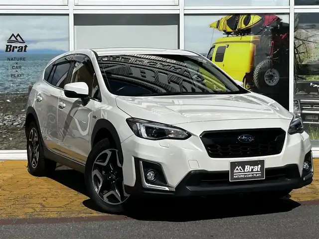 スバル ＸＶ ハイブリッド 2．0e－S アイサイト 道北・旭川 2019(令1)年 3.9万km クリスタルホワイトP 純正ナビ/フルセグTV/左サイド、バックカメラ/ハーフレザーシート/前席パワーシート/ドライブレコーダー/オートライト/LEDヘッドライト/オートライト/プッシュスタート/スマートキー/パドルシフト/コーナーセンサー/ETC