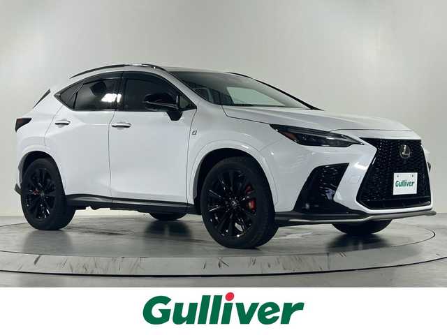 レクサス ＮＸ 350h Fスポーツ 佐賀県 2023(令5)年 2万km ホワイトノーヴァガラスフレーク 純正14インチナビ/フルセグTV/Bluetooth/全方位カメラ/サンルーフ/ETC2.0/前方・後方ドライブレコーダー/レクサスセーフティーシステム/レーダークルーズコントロール/コーナーセンサー/ブラインドスポットモニター/ヘッドアップディスプレイ/置くだけ充電/デジタルインナーミラー/運転席・助手席パワーシート/運転席・助手席シートヒーター/運転席・助手席シートベンチレーション/運転席シートメモリー/電動リアゲート/純正フロアマット/純正20インチアルミホイール