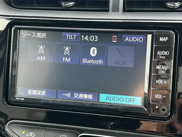 トヨタ アクア S 福島県 2020(令2)年 2.5万km スーパーホワイトⅡ 純正ナビ/バックカメラ/Bluetooth/前後ドライブレコーダー/プリクラッシュセーフティ/レーンディパーチャーアラート/ステアリングリモコン/オートマチックハイビーム