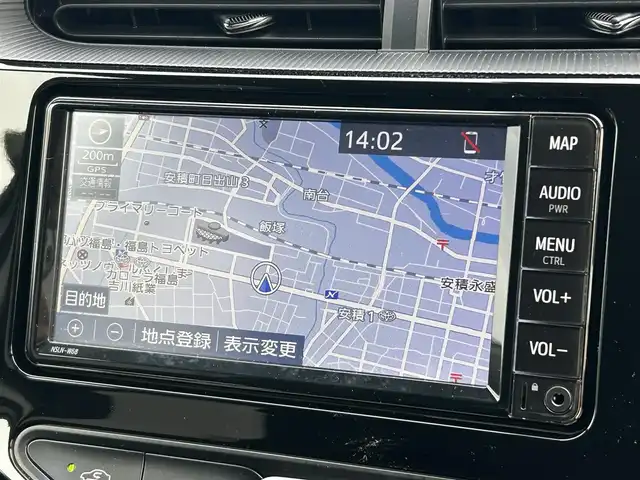 トヨタ アクア S 福島県 2020(令2)年 2.5万km スーパーホワイトⅡ 純正ナビ/バックカメラ/Bluetooth/前後ドライブレコーダー/プリクラッシュセーフティ/レーンディパーチャーアラート/ステアリングリモコン/オートマチックハイビーム