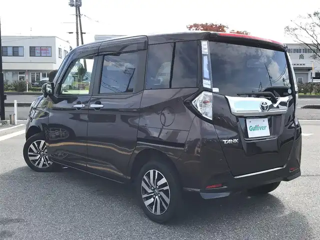 トヨタ タンク カスタムG S 鳥取県 2016(平28)年 10.3万km プラムブラウンパールクリスタルシャイン 代車予定車両　他店落札不可/純正９インチナビ/フルセグ/CD/BT/バックカメラ/スマートアシスト/レーンキープアシスト/クルーズコントロール/両側パワースライドドア/ETC/LEDヘットライト/フォグライト/純正１４インチアルミホイール/プッシュエンジンスタート/アイドリングストップ/スペアキー/フロアマット・ドアバイザー/保証書・取扱説明書