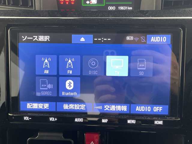 トヨタ タンク カスタムG－T 群馬県 2020(令2)年 2万km マゼンタベリーマイカM 純正１２型後席モニター　純正９型ナビ　フルセグＴＶ　全周囲カメラ　衝突被害軽減システム　クルーズコントロール　両側電動スライドドア　シートヒーター　ステアリングスイッチ　ＬＥＤライト　ＥＴＣ　禁煙車