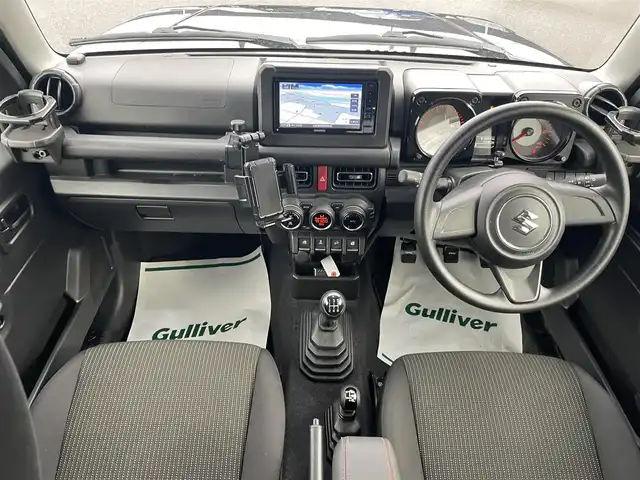 スズキ ジムニー XL 山形県 2020(令2)年 4.3万km ブルーイッシュブラックパール3 ４WD/衝突軽減システム/SDナビ/　　【CD　DVD　BT　ワンセグ　USB　AUX】/バックカメラ/オートライト/シートヒーター/純正16インチアルミホイール/レーンキープアシスト/ダウンヒルアシストコントロール/純正フロアマット/電動格納ミラー/スマートキー/ETC