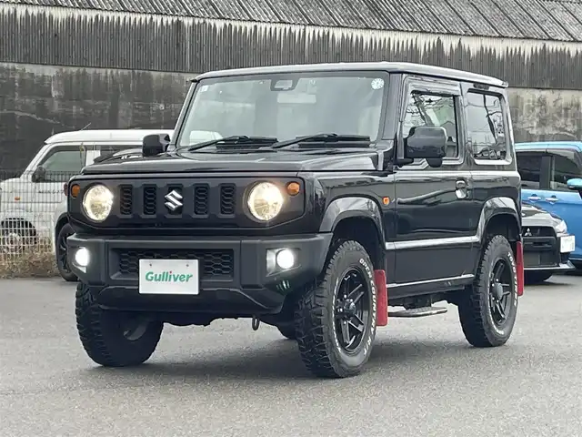 スズキ ジムニー XL 山形県 2020(令2)年 4.3万km ブルーイッシュブラックパール3 ４WD/衝突軽減システム/SDナビ/　　【CD　DVD　BT　ワンセグ　USB　AUX】/バックカメラ/オートライト/シートヒーター/純正16インチアルミホイール/レーンキープアシスト/ダウンヒルアシストコントロール/純正フロアマット/電動格納ミラー/スマートキー/ETC