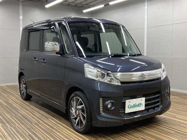 スズキ スペーシアカスタム ｔｓ レーダーブレーキサポート装着車 ワンオーナー 社外sdナビ バックカメラ 14年式 平成26年式 ルナグレーパールメタリック Id 中古車検索のガリバー