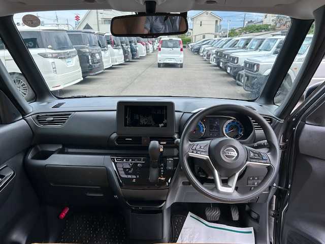 日産 ルークス HWS X プロパイロットED 大阪府 2021(令3)年 1万km チタニウムグレーメタリック プロパイロット/全方位カメラ/エマージェンシーブレーキ/レーンキープアシスト/コーナーセンサー/横滑り防止装置/盗難防止装置/両側パワースライドドア/ビルトインＥＴＣ/LEDヘッドライト/オートライト/純正アルミホイール/純正フロアマット/スペアキー(1本)/プッシュスタート