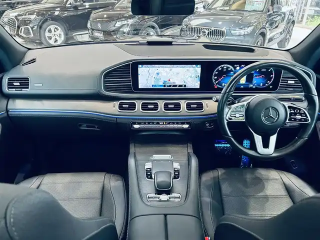 メルセデス・ベンツ Ｍ・ベンツ ＧＬＳ４００ｄ 4マチック AMGライン 大阪府 2023(令5)年 5.7万km オブシディアンブラック オフロードエンジニアリングP/レザーエクスクルーシブP/レーダーセーフティP/サンルーフ/HUD/黒革/メモリ付きパワーシート/エアシートヒーター/ブルメスター/純正ナビ/TV/360度カメラ/applecarplay/電動リアゲート/電動格納サードシート/純正21インチAW/LEDヘッドライト/アンビエントライト/ブラインドスポット/パフュームアトマイザー/ドアイージークローザー/ワイヤレス充電