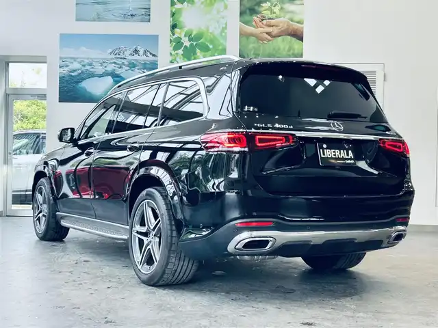 メルセデス・ベンツ Ｍ・ベンツ ＧＬＳ４００ｄ 4マチック AMGライン 大阪府 2023(令5)年 5.7万km オブシディアンブラック オフロードエンジニアリングP/レザーエクスクルーシブP/レーダーセーフティP/サンルーフ/HUD/黒革/メモリ付きパワーシート/エアシートヒーター/ブルメスター/純正ナビ/TV/360度カメラ/applecarplay/電動リアゲート/電動格納サードシート/純正21インチAW/LEDヘッドライト/アンビエントライト/ブラインドスポット/パフュームアトマイザー/ドアイージークローザー/ワイヤレス充電